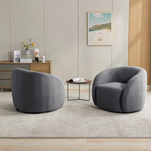 Load image into Gallery viewer, Adorn Homez Lara Accent chair in Pure Boucle Fabric