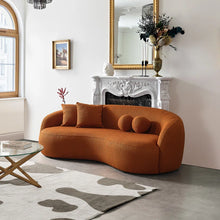 Load image into Gallery viewer, Adorn Homez Obrit 3 Seater Curve Sofa in Premium Boucle Fabric