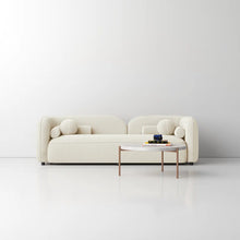 Load image into Gallery viewer, Adorn Homez Katrien 3 seater Curve Sofa in Premium Boucle Fabric