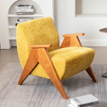 Load image into Gallery viewer, Adorn Homez Katrien Accent chair in Suede Fabric