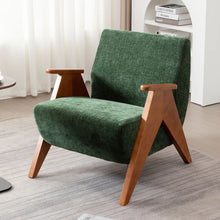 Load image into Gallery viewer, Adorn Homez Katrien Accent chair in Suede Fabric