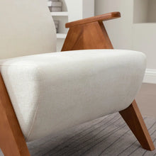 Load image into Gallery viewer, Adorn Homez Katrien Accent chair in Suede Fabric