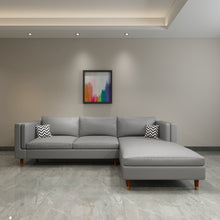 Load image into Gallery viewer, Adorn Homez Lima Sofa Sectional in Leatherette