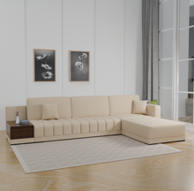 Load image into Gallery viewer, Adorn Homez Elite Sectional Sofa in Premium Velvet Fabric