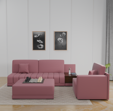 Load image into Gallery viewer, Adorn Homez Elite Sectional Sofa in Premium Velvet Fabric
