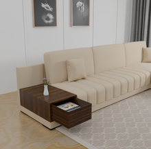 Load image into Gallery viewer, Adorn Homez Elite Sectional Sofa in Premium Velvet Fabric