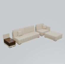 Load image into Gallery viewer, Adorn Homez Elite Sectional Sofa in Premium Velvet Fabric