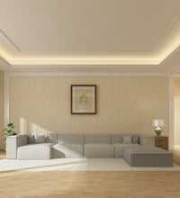 Load image into Gallery viewer, Adorn Homez Lorenzo Premium Sofa in Velvet Fabric