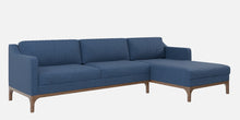 Load image into Gallery viewer, Adorn Homez Luis Premium L shape Sofa in Premium Fabric with Teakwood Base