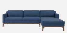 Load image into Gallery viewer, Adorn Homez Luis Premium L shape Sofa in Premium Fabric with Teakwood Base