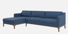 Load image into Gallery viewer, Adorn Homez Luis Premium L shape Sofa in Premium Fabric with Teakwood Base