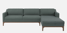 Load image into Gallery viewer, Adorn Homez Luis Premium L shape Sofa in Premium Fabric with Teakwood Base