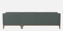 Load image into Gallery viewer, Adorn Homez Luis Premium L shape Sofa in Premium Fabric with Teakwood Base