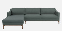 Load image into Gallery viewer, Adorn Homez Luis Premium L shape Sofa in Premium Fabric with Teakwood Base