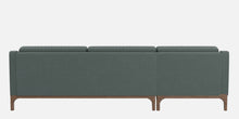 Load image into Gallery viewer, Adorn Homez Luis Premium L shape Sofa in Premium Fabric with Teakwood Base