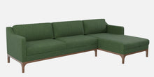 Load image into Gallery viewer, Adorn Homez Luis Premium L shape Sofa in Premium Fabric with Teakwood Base