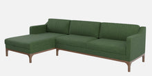 Load image into Gallery viewer, Adorn Homez Luis Premium L shape Sofa in Premium Fabric with Teakwood Base