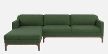 Load image into Gallery viewer, Adorn Homez Luis Premium L shape Sofa in Premium Fabric with Teakwood Base