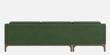 Load image into Gallery viewer, Adorn Homez Luis Premium L shape Sofa in Premium Fabric with Teakwood Base