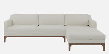 Load image into Gallery viewer, Adorn Homez Luis Premium L shape Sofa in Premium Fabric with Teakwood Base