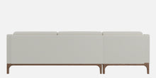 Load image into Gallery viewer, Adorn Homez Luis Premium L shape Sofa in Premium Fabric with Teakwood Base