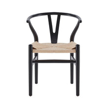 Load image into Gallery viewer, Adorn Homez Peony Teak wood Dinning Chair With Rope Seating
