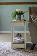 Load image into Gallery viewer, Adorn Homez Stella wooden side table with Rustic Finish
