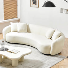 Load image into Gallery viewer, Adorn Homez Verona 3 Seater Curve Sofa in Premium Boucle Fabric