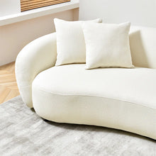 Load image into Gallery viewer, Adorn Homez Verona 3 Seater Curve Sofa in Premium Boucle Fabric