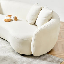 Load image into Gallery viewer, Adorn Homez Verona 3 Seater Curve Sofa in Premium Boucle Fabric