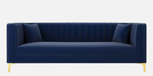 Load image into Gallery viewer, Adorn Homez Jack 3 Seater Sofa in Premium Velvet Fabric