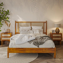 Load image into Gallery viewer, Adorn Homez Lush Queen Size Wooden Bed Without Storage