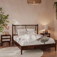 Load image into Gallery viewer, Adorn Homez Lush Queen Size Wooden Bed Without Storage