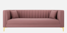 Load image into Gallery viewer, Adorn Homez Jack 3 Seater Sofa in Premium Velvet Fabric