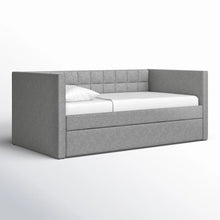Load image into Gallery viewer, Adorn Homez Elora Trundle Upholstered Daybed Without Storage in Fabric