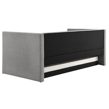 Load image into Gallery viewer, Adorn Homez Elora Trundle Upholstered Daybed Without Storage in Fabric