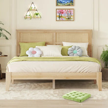 Load image into Gallery viewer, Adorn Homez Jacklin Queen Size Solid Wood Without Storage