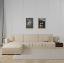 Load image into Gallery viewer, Adorn Homez Elite Sectional Sofa in Premium Velvet Fabric