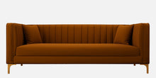 Load image into Gallery viewer, Adorn Homez Jack 3 Seater Sofa in Premium Velvet Fabric