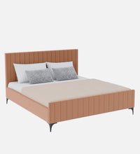 Load image into Gallery viewer, Adorn Homez Elena Velvet King Size Bed Without Storage