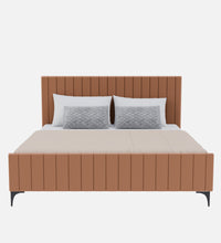 Load image into Gallery viewer, Adorn Homez Elena Velvet Queen Size Bed Without Storage