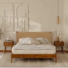 Load image into Gallery viewer, Adorn Homez Lush King Size Wooden Bed Without Storage