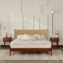 Load image into Gallery viewer, Adorn Homez Lush King Size Wooden Bed Without Storage