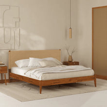 Load image into Gallery viewer, Adorn Homez Lush King Size Wooden Bed Without Storage