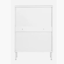 Load image into Gallery viewer, Adorn Homez Delta Shoe rack with Rattan/cane mesh .