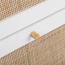 Load image into Gallery viewer, Adorn Homez Delta Shoe rack with Rattan/cane mesh .