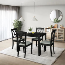 Load image into Gallery viewer, Adorn Home Kibo 4 Seater Solid Teak Wood Dinning Set