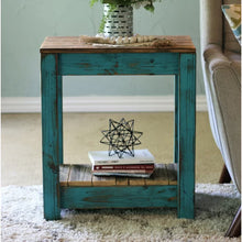 Load image into Gallery viewer, Adorn Homez Velencia wooden Side Table with Rustic Polish