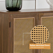 Load image into Gallery viewer, Adorn Homez Hickson 3 Doors Console Cabinet in Solid Teak Wood