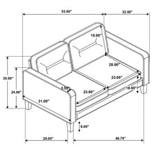 Load image into Gallery viewer, Adorn Homez Jacob Sofa 3+2 in Premium Leatherette